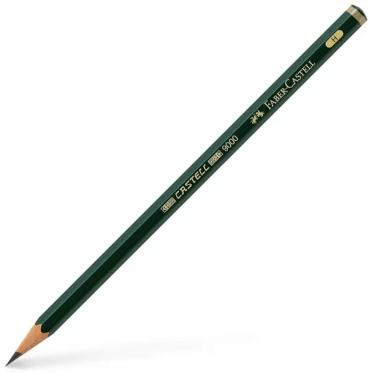 Карандаш ч/г Faber-Castell "Castell 9000" H, заточен.