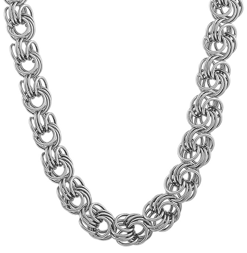 Lucente Silver 82045350050_50 длина 50 см, вес 13.27 г серебро, плетение розочка