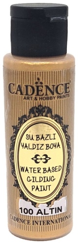 Акриловые CADENCE Краска-металлик "Эффект золочения", 100, Золото Золото/Gold 1 шт 70 мл