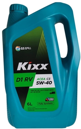 Синтетическое Kixx D1 RV 5W-40 6 л