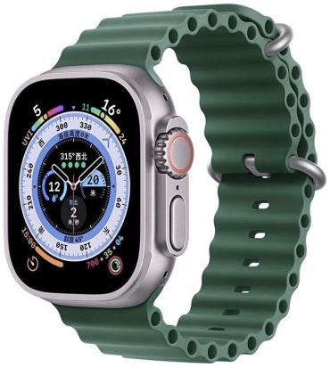 Ремешок для Apple Watch Series 4, Watch Series 5, Watch Series 6, Watch SE, Watch SE 2nd Gen зеленый