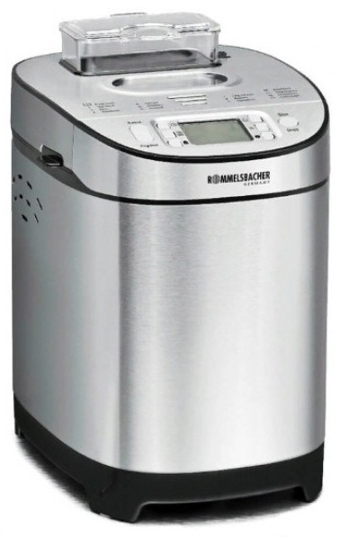 Хлебопечь ROMMELSBACHER BA 550 черный, серебристый