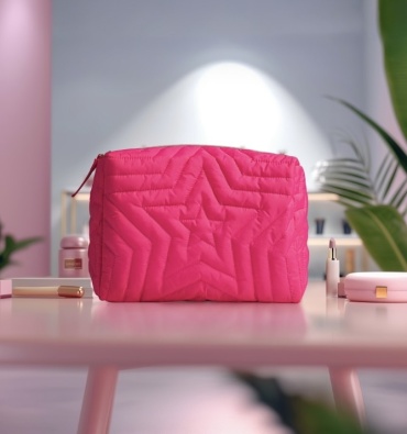 BEAUTY PROFF косметичка текстиль розовый 17X23 см