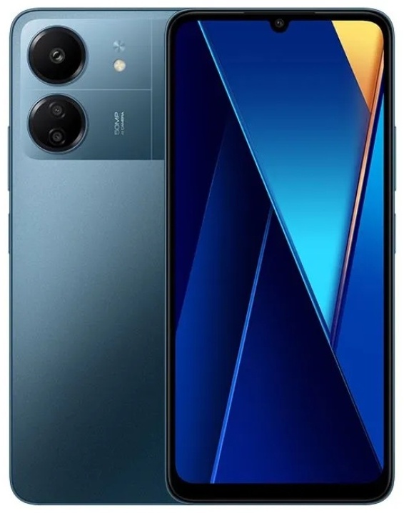 Смартфон Poco C65 6 ГБ/128 ГБ синий