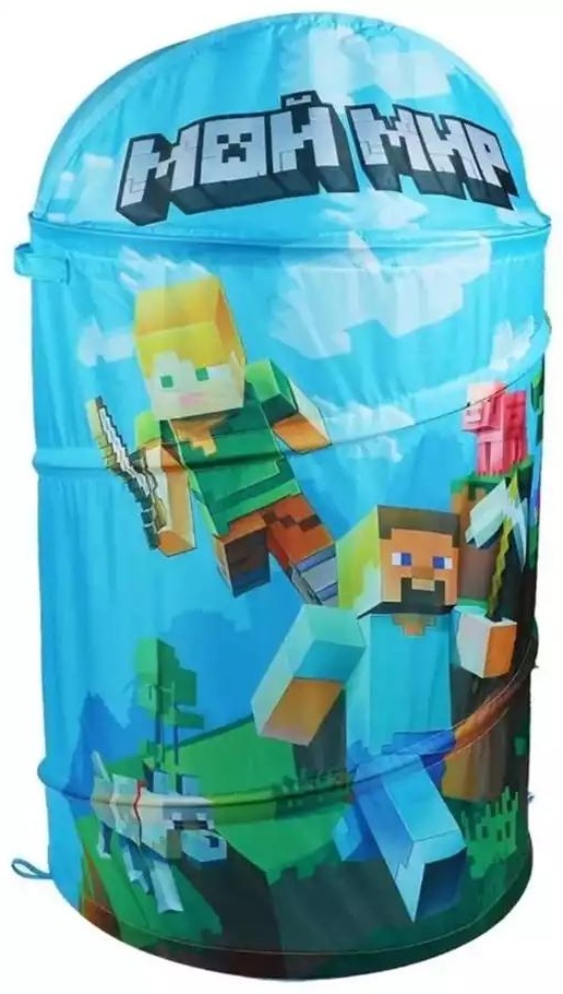 Корзина для игрушек 43x43x60 см, текстиль