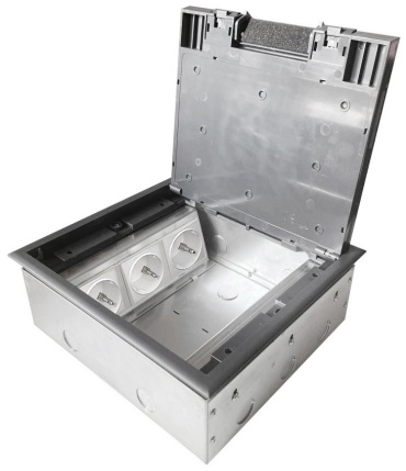 Shelbi напольный лючок 21.2x23.2x7 см, графит
