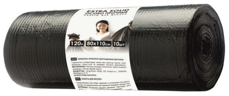 Мусорные пакеты Extra solid 120л 120 л