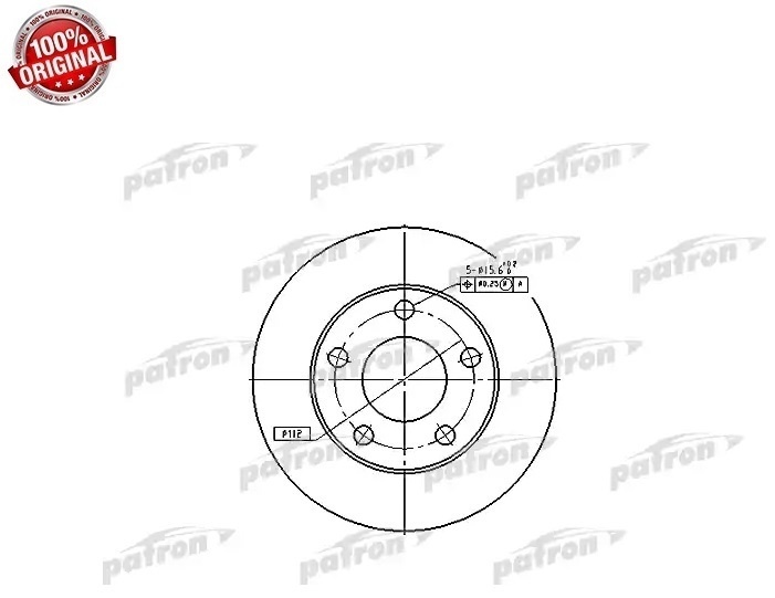 Диски PATRON задние PBD4026