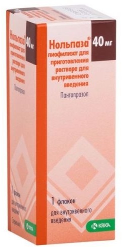 Нольпаза порошок 40 мг 1 шт