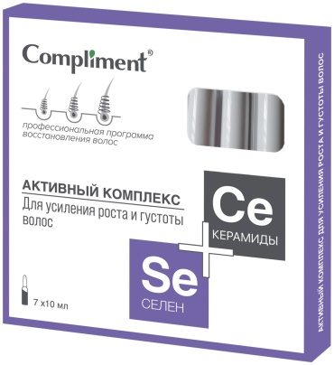 Compliment Селен + Керамиды филлер в ампулах 7 шт по 10 мл