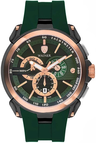 Кварцевые WAINER WA.16910-G сталь