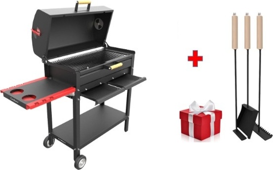 Гриль-мангал Grillver 126.5x47.5x85 см, сталь, комбинированный