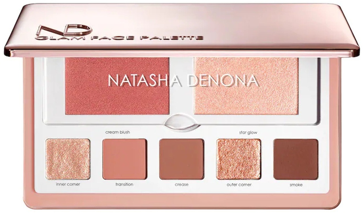 NATASHA DENONA тени прессованные Glam Face Light