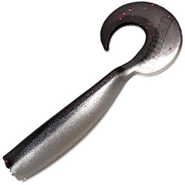 Мягкая приманка Яман Lazy Tail Shad Black Red Flake Pearl Y-LTS7-34 3 шт 178 мм