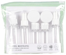 Флакон дорожный наливным путем пластик 80 мл 7 шт