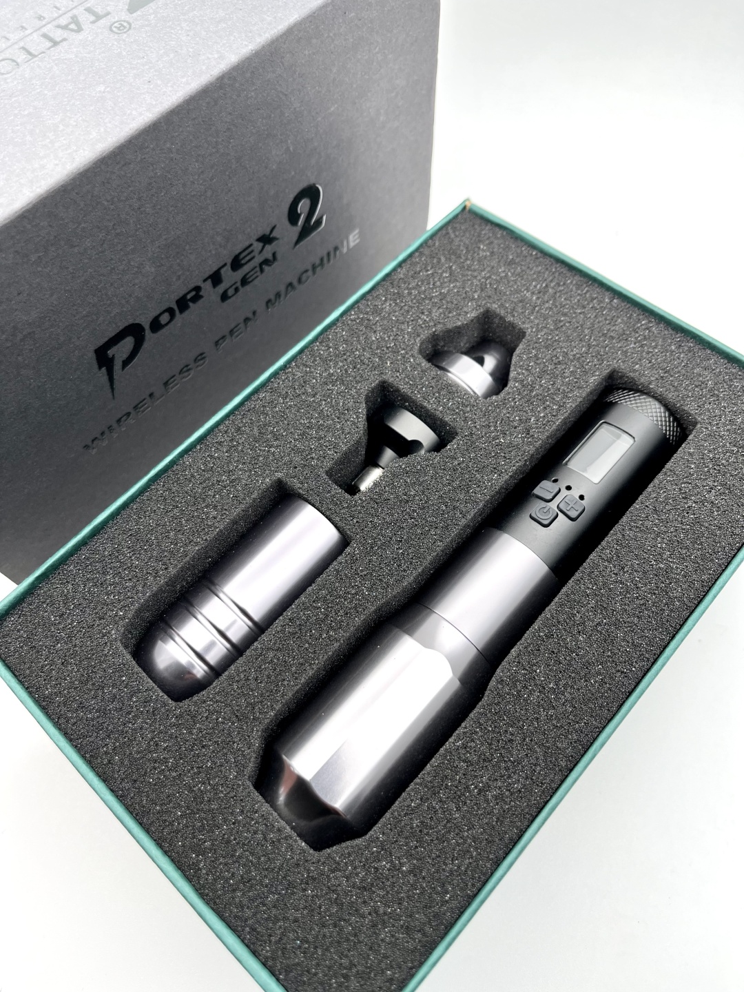Тату-машинка EZ P2-Pen Red Gray роторная 9000