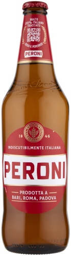 Birra Peroni пиво светлое 4.7% 0.66 л
