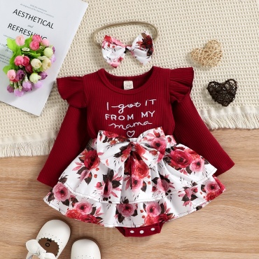 Боди Baby Show бордовый