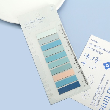 Стикеры для заметок True Tone Стикер закладки Color Note 3, пластик, 200 шт
