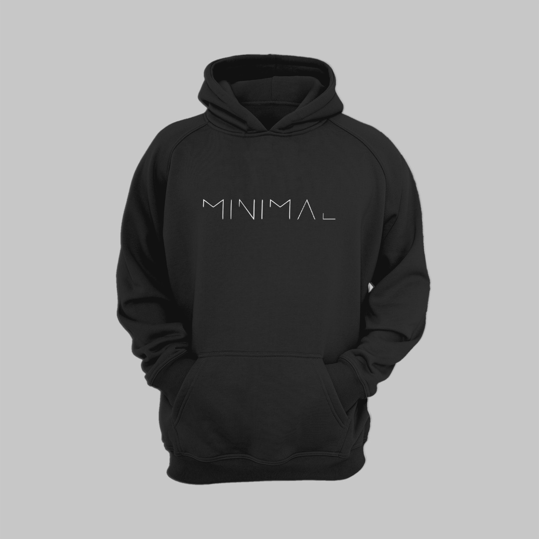 Худи Black and White черный