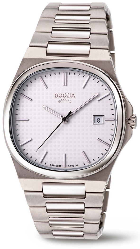 Кварцевые Boccia Titanium 3657-01 титан