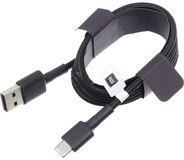 Кабель Xiaomi USB 2.0 (F), USB TypeC (F), 1 м, SJX10ZM черный