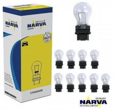 NARVA 3156 накаливания P27W, 1 шт