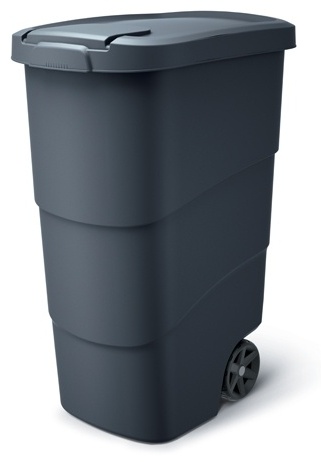 Мусорный бак Prosperplast с крышкой Wheeler NBWB 95 л