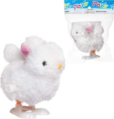 Интерактивная игрушка ABtoys Игрушка заводная Кролик белый