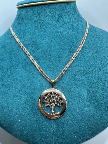 Подвеска Aizhan Gold Золотая подвеска, кулон , цепочка, цепь, алтын алқа, 585. Длина 55-50см. 5.8гр. Золото вес 5.8 г золото, без вставок