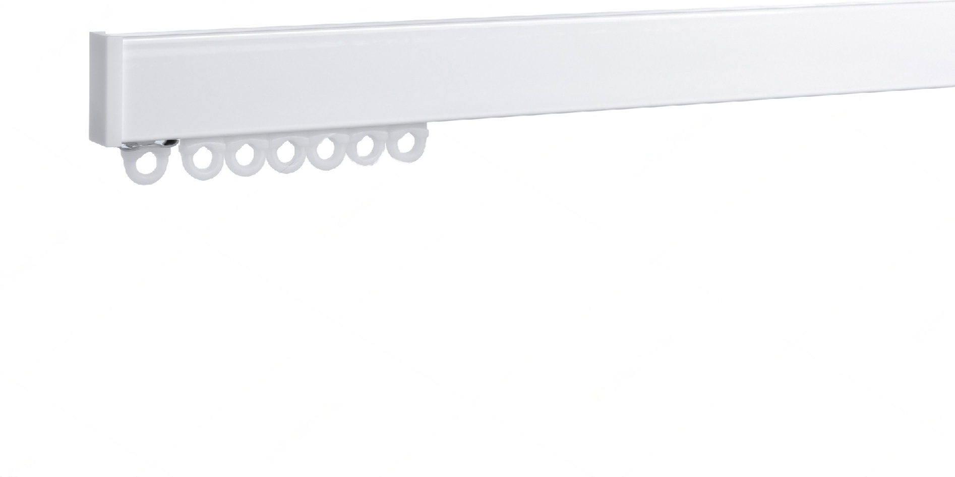 Карниз DSA-decor профильный однорядный белый 400 см