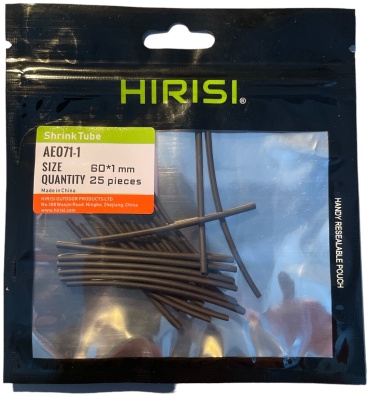 Термоусадка HIRISI 8492058 25 шт диаметр 1 мм