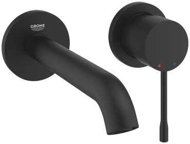 Смеситель для раковины (умывальника) Grohe 29192KF1 цвет черный, однозахватный