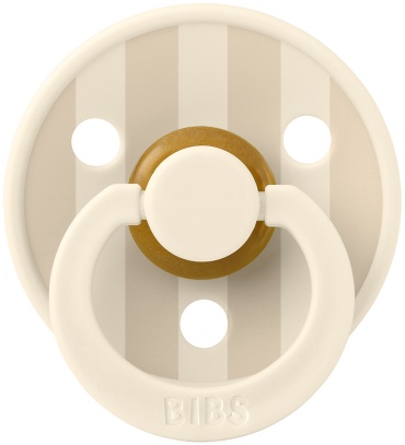 Пустышка BIBS Studio Colour Block Ivory Vanilla 0+ месяцев, мультиколор