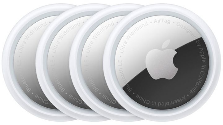 Bluetooth-трекер Apple AirTag (4 pack) белый