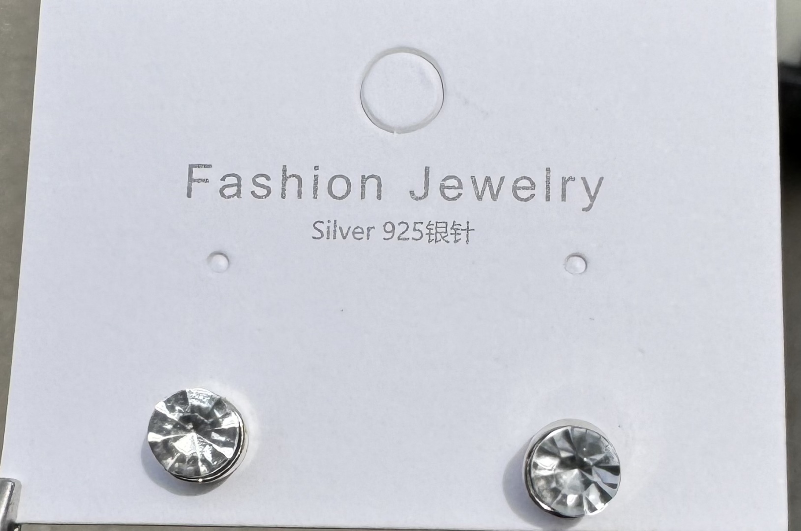 Серьги Stainless Steel бижутерный сплав, стекло