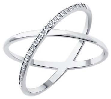 Diamant 94-210-02036-1 размер 17 вес 1.84 г серебро, бриллиант