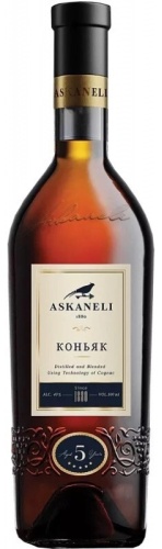 Коньяк Askaneli 5 звезд 40% 0.5 л