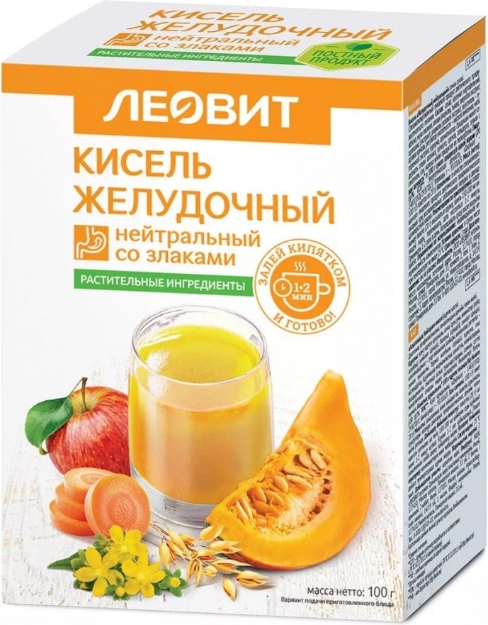 Купить Леовит Кисель Желудочный нейтральный саше 5 шт в Алматы ...