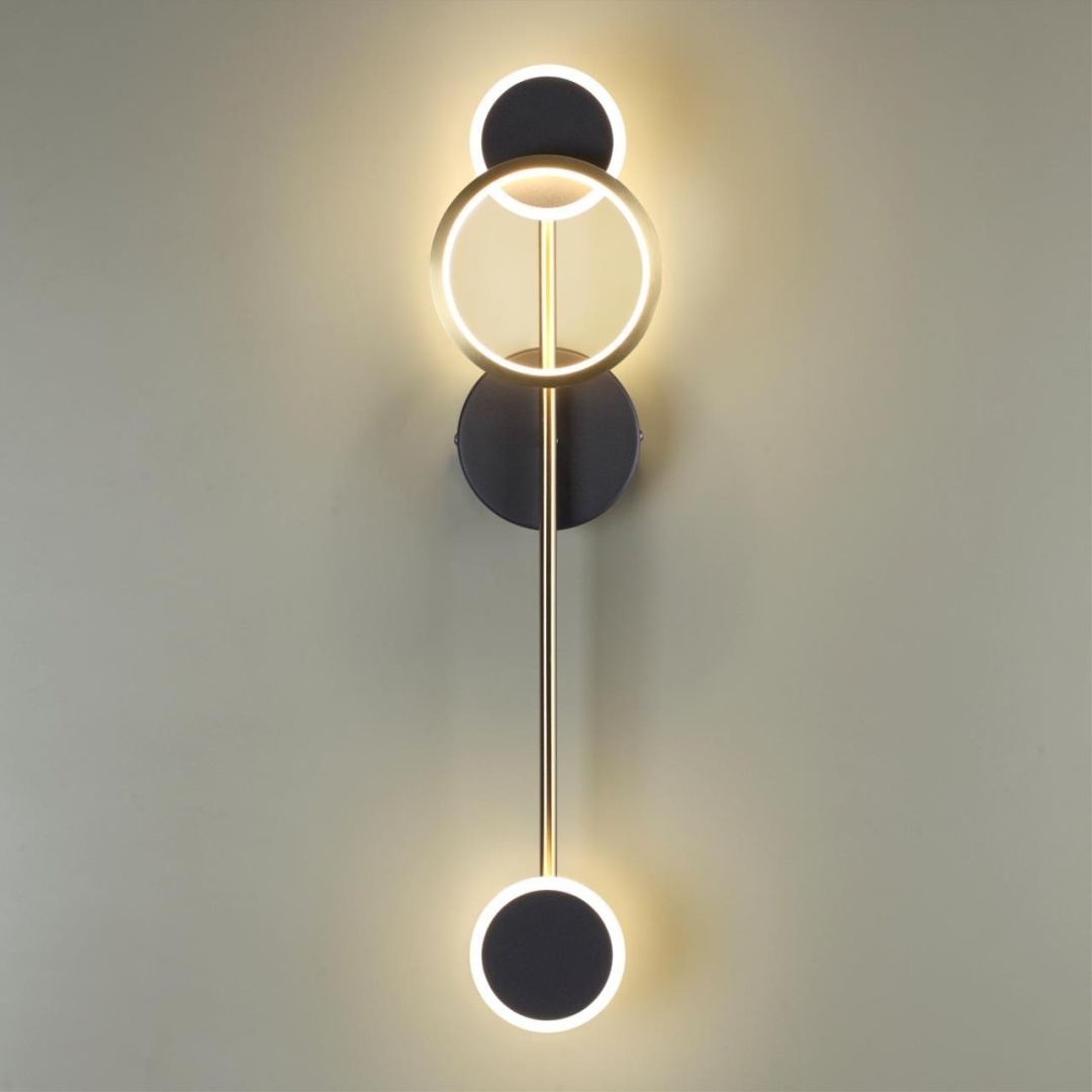 Светильник настенный Odeon Light LED 16 Вт золотистый