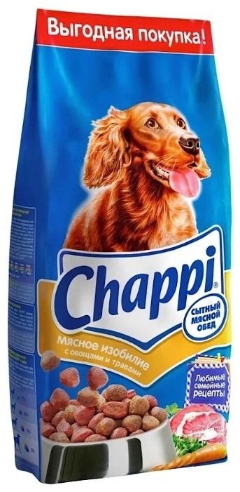Купить Корм Chappi мясное изобилие 15 кг в Алматы – Магазин на Kaspi.kz