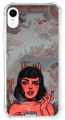 Чехол Qeeca для Apple iPhone Xr многоцветный