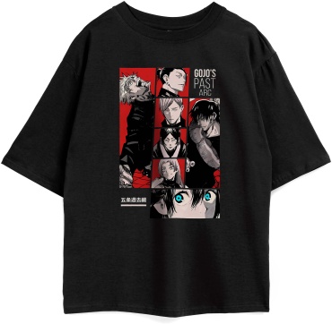 Футболка Nakama Unisex Аниме Магическая Битва Годжо Тоджи SHIBUYA collection черный