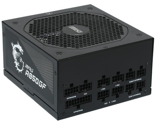 Купить Блок питания MSI MPG A850GF 850 Вт в Алматы – Магазин на Kaspi.kz