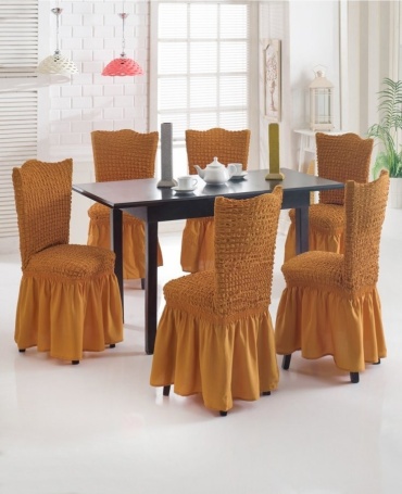 Arloni чехол для стула 169 коричневый 50x80 см
