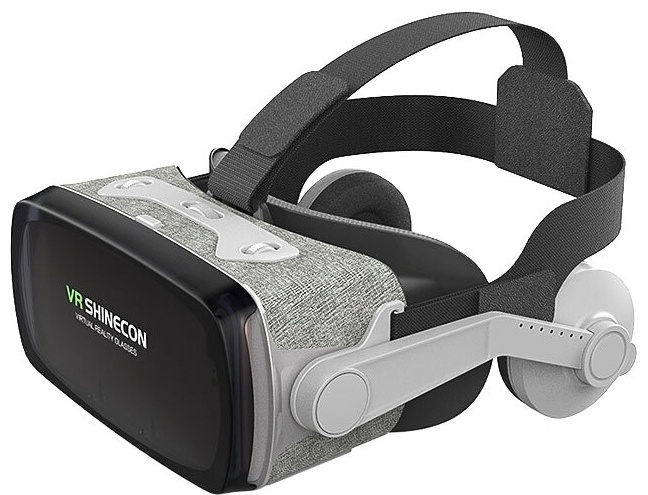 Купить Очки виртуальной реальности VR SHINECON SC-G07E серый-черный в ...