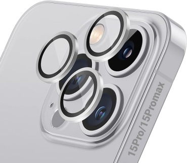 Стекло Moshphere для Apple iPhone 15 Pro серебристый