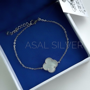 ASAL SILVER 324657767 длина 18 см, вес 2.5 г серебро, плетение якорное