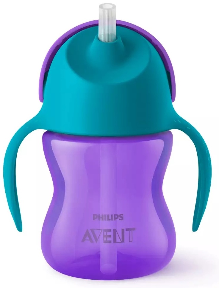 Купить Поильник с трубочкой Philips Avent SCF796/02, 200 мл, пластик в ...