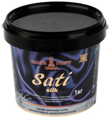 Gaudi Paint акриловая Sati Silk 3 кг, цвет жемчуг